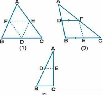 Question 1 Image - M L Aggarwal - Understanding ICSE Mathematics - Class 9 chapter Mid Point Theorem